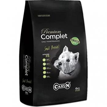 Pienso para Perros Razas pequeñas Rico en Pollo Alimento seco para Perros 4 kg Canun Complet Small Breeds