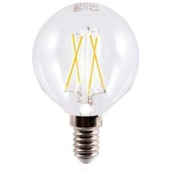 Silver Electronics LED Filamento Esférica E14, 3 W, 5000K