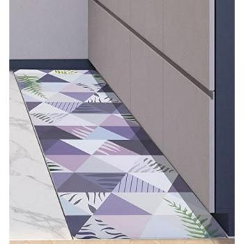 Alfombra de Cocina Antimanchas Vinilo y Viscoelástica 45x180 cm, Antifatiga y Antideslizante