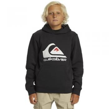 Quiksilver Sudadera con Capucha Big Logo Niños 8-16 Negro Blanco Rojo