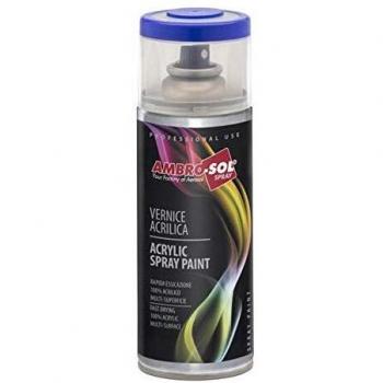 Ambro-Sol V400SAT.3 Pintura Acrilica, Transparente Satinado, 400 ml