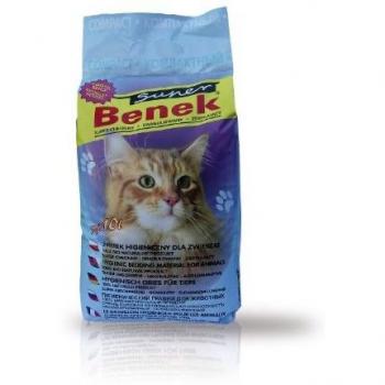Super Benek Compact Clumping Cat Litter - Natural Scent, 25L (Approx. 20kg)