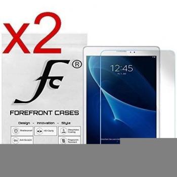 Forefront Cases® [HD CLARIDAD] Protector de Pantalla de Cristal Vidrio Templado del protector de película de la cubierta para Samsung Galaxy Tab A 10.1 SM-T580 [ULTRA THIN sólo 0,3mm] - PAQUETE DE 2