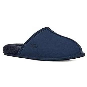 UGG Men's Scuff Backless Sheepskin Slipper - Deep Ocean - Size 8 UK / 9 US