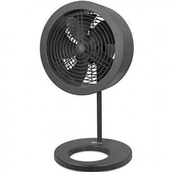 Ventilador de Mesa Air & Me Naos Antracita - Ø20 cm, 860 m³/h, 32W, Compacto con Variador de Velocidades