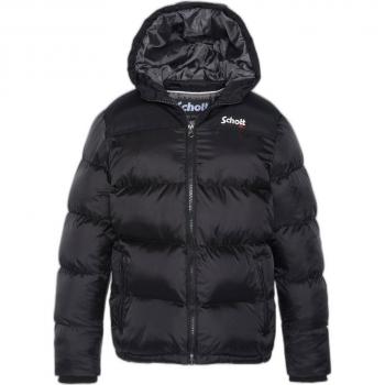 Schott Kids Hooded Puffer Jacket