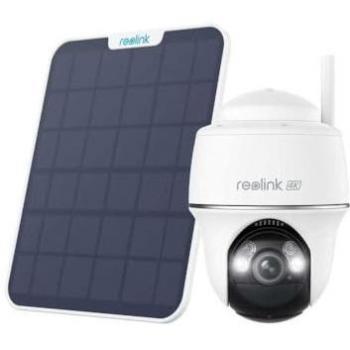 Videocámara de Vigilancia Reolink B440 con Panel Solar Blanco y Conectividad WLAN