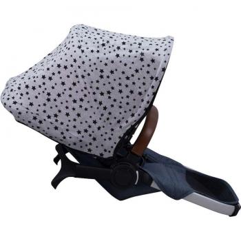 Capota para Cochecito Bugaboo Donkey de Jyoko - Capota compatible con silla de paseo Bugaboo Donkey, color Black Star