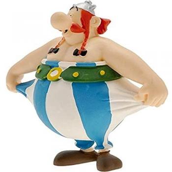 Figura Plastoy Asterix & Obelix Obelix Sujetándose el Pantalón PVC