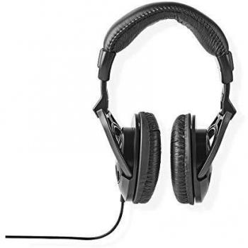 Nedis HPWD3200BK Auriculares Supraaurales | con Cable de 2,50 m | Negro