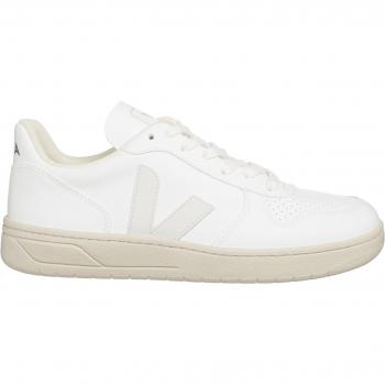 VEJA V-10 C.W.L Vegan All White Trainers, Female, Size 41 (UK 8, US 11), Colour: White