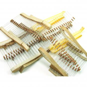 POPESQ® - 200 Piezas/pcs. Resistencias/Resistor, 0.25W, 4 x 50 Piezas/pcs. Resistencias