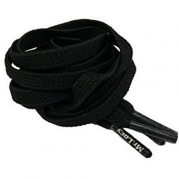 Mr Lacy Flexies Elastic Flexible Shoelaces - Black 70cm