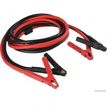 Cables de arranque HERTH+BUSS ELPARTS 52289885 con pinzas de fundición, trenzado de metalización y diodo protector, estuche incluido