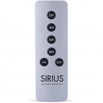 Cadena de Luces LED Sirius con Control Remoto, Plata, Aluminio y Recargable