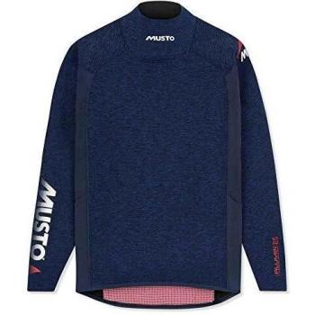 Musto Top de Neopreno de Neopreno de 2.5 2.5mm Aluminio Flexlite para Mujer Medianoche Marl - Capas térmicas térmicas y Capas fáciles de Estirar