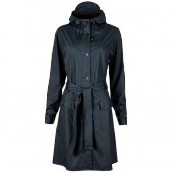 RAINS - IMPERMEABILE RAINS CURVE JACKET DONNA ELEGANTE E CLASSICO - 629658 - S, BLU