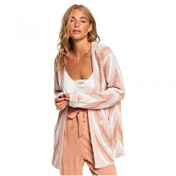 Roxy - Jersey Abierto con Botones - Mujer - M - Naranja