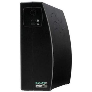 YUNTO 1200 Sistema de Alimentación Ininterrumpida (UPS) Línea Interactiva 1,2 kVA 720 W 5 Salidas AC