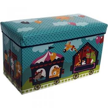 Bieco 04000564 – Caja de almacenamiento y banco Circo, aprox. 60 x 30 x 35 cm