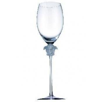 Versace Medusa Lumiere Cofre Regalo de Dos Copas de Vino, Cristal, Transparente, 330 ml, 2 Unidades