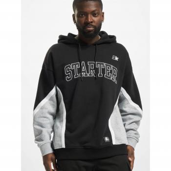 Urban Classics Starter Throwback Hoodie Black/Gray