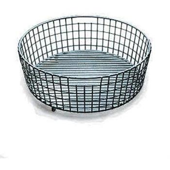 Teka Accesorios Fregadero - Cesta Varilla Redonda com Escurridor Triangular, Acero Inoxidable, 340 x 145 mm
