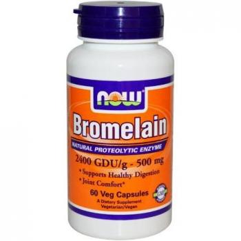 Bromelain 2400 GDU - 500 mg Vegan Capsules (60 Count)