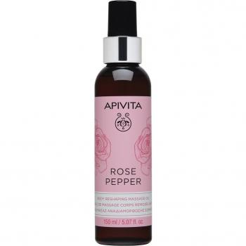 Apivita Rose Pepper Body Reshaping Massage Oil 150ml