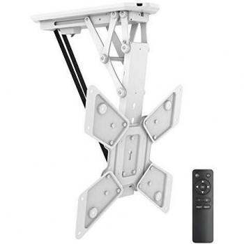Soporte de techo motorizado para TV LCD-LED-Plasma, inclinable, 23''-55'', hasta 30 kg, con control remoto