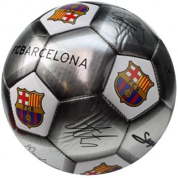 F.C. Barcelona Official FCB Skill Ball Signature Special Edition -White/Silver by F.C. Barcelona