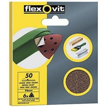LIJA TRIANG. VELCRO 102X152 GR.50