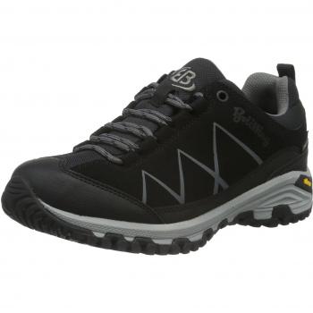 Zapatos de Senderismo para Hombre BRÜTTING Kansas - Talla 44 - Color Negro - Material Sintético