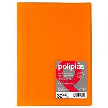 Grafoplas 1155724 - Carpeta de 30 fundas, color naranja