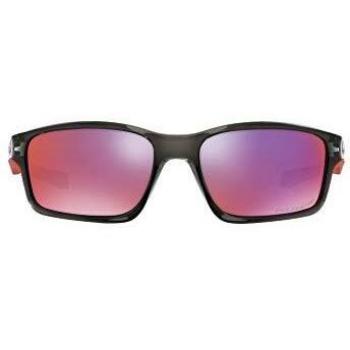 Oakley Chainlink Polarized Sunglasses with Red Iridium Lens and Grey Smoke Frame
