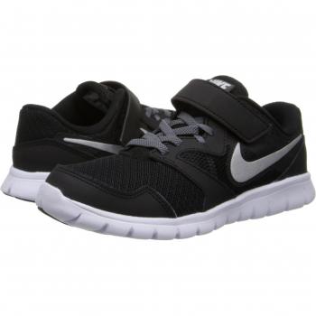 Nike Flex Experience 3 (Tdv), Zapatos de Primeros Pasos Para Bebés, Negro / Plateado / Gris / Blanco (Black / Mtllc Slvr-Drk Gry-White), 19 1/2 EU
