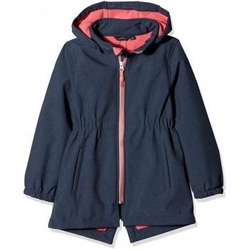 NAME IT Nitalfa Softshe Long Jac Dnm Nmt Fo Noos, Chaqueta para Niñas, Azul