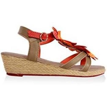 Sandalias de Niña Flower Girl 147840-B4600 LTAUPE-CORAL
