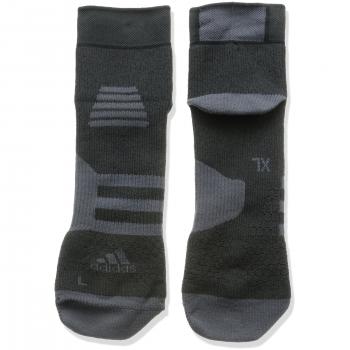 adidas Unisex tenis tobillo Calcetines – 1 par, negro/gris