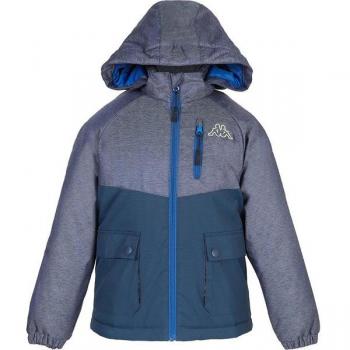 Chaqueta Kappa Cabot Niño - Chaqueta deportiva, material ligero y transpirable, cierre frontal con cremallera, capucha ajustable, bolsillos laterales con cremallera, diseño moderno y colorido