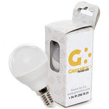 Greenice | Bombilla de LEDs 2835SMD E14 5W 410Lm 30.000H Estuche Personalizado | Blanco Frío