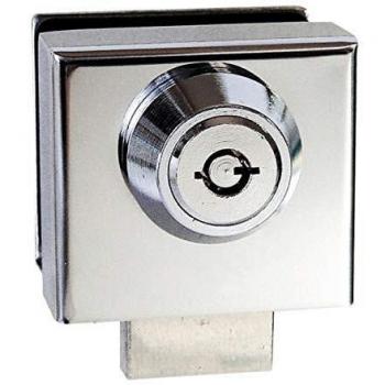 Wolfpack Linea Profesional 3180003 Cerradura CBM 2003 Puerta Cristal Llave Tubular, Multicolor