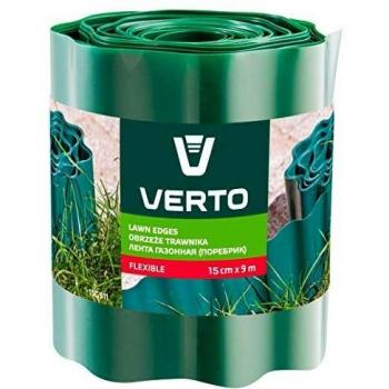 Green Lawn Edging 15 cm x 9 m, Composite Material