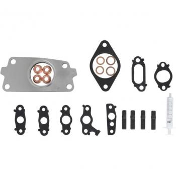 Conjunto de montaje del turbocompresor ELRING 711.090 - Juego de montaje, turbocompresor, incluye todos los componentes necesarios para la instalación y funcionamiento óptimo del turbocompresor, fabricado por ELRING