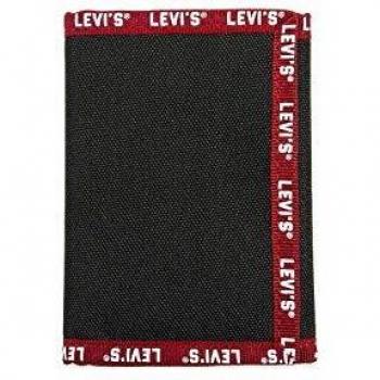 Levi's - Basics Bowers Trifold Logo Tape, Carteras, Negro