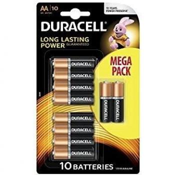 10-Pack Duracell Basic LR6 / AA / R6 / MN 1500 1.5V Alkaline Battery - 1x Blister