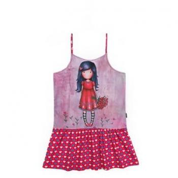 Camisola Rosa Santoro Gorjuss Love Grows para Niña con Tirantes