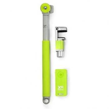 Xsories MSHD3A710 Me-Shot Deluxe 2.0 - Palo Telescópica para Smartphone, Amarillo/Gris