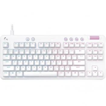 Teclado Gaming Mecánico Logitech G713 TKL RGB Táctil Blanco QWERTY USB