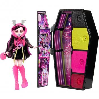 Monster High - Muñeca Draculaura con armario Skulltimate Secrets Serie 3